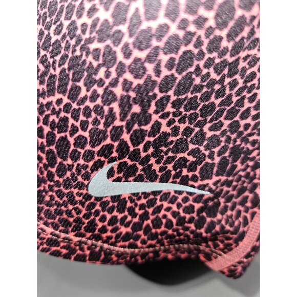 Nike Dri-Fit Women's Racerback Tank Top Small Pink Leopard Print - Picture 6 of 8